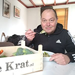 Marcel kan de risotto met zeekraal en avocado van Femke Merel van Kooten zeer waarderen